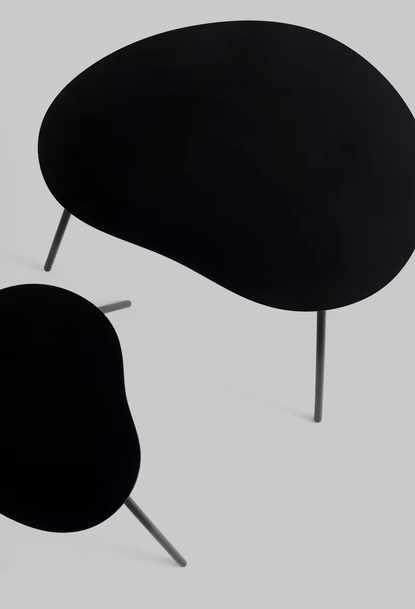 BLCK METAL SIDE TABLE SET