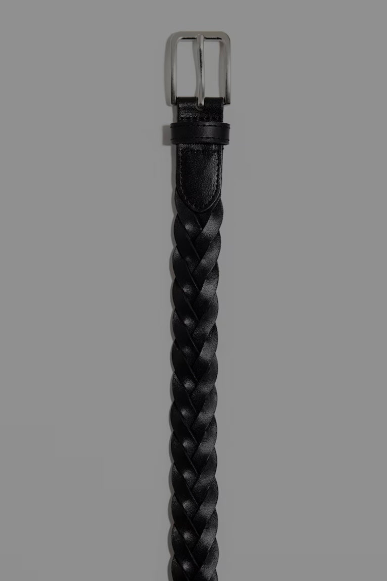BRAIDED LEATHER BELT