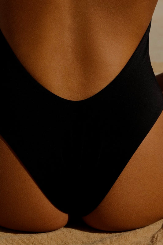Cut-out Halter Neck Swimsuit