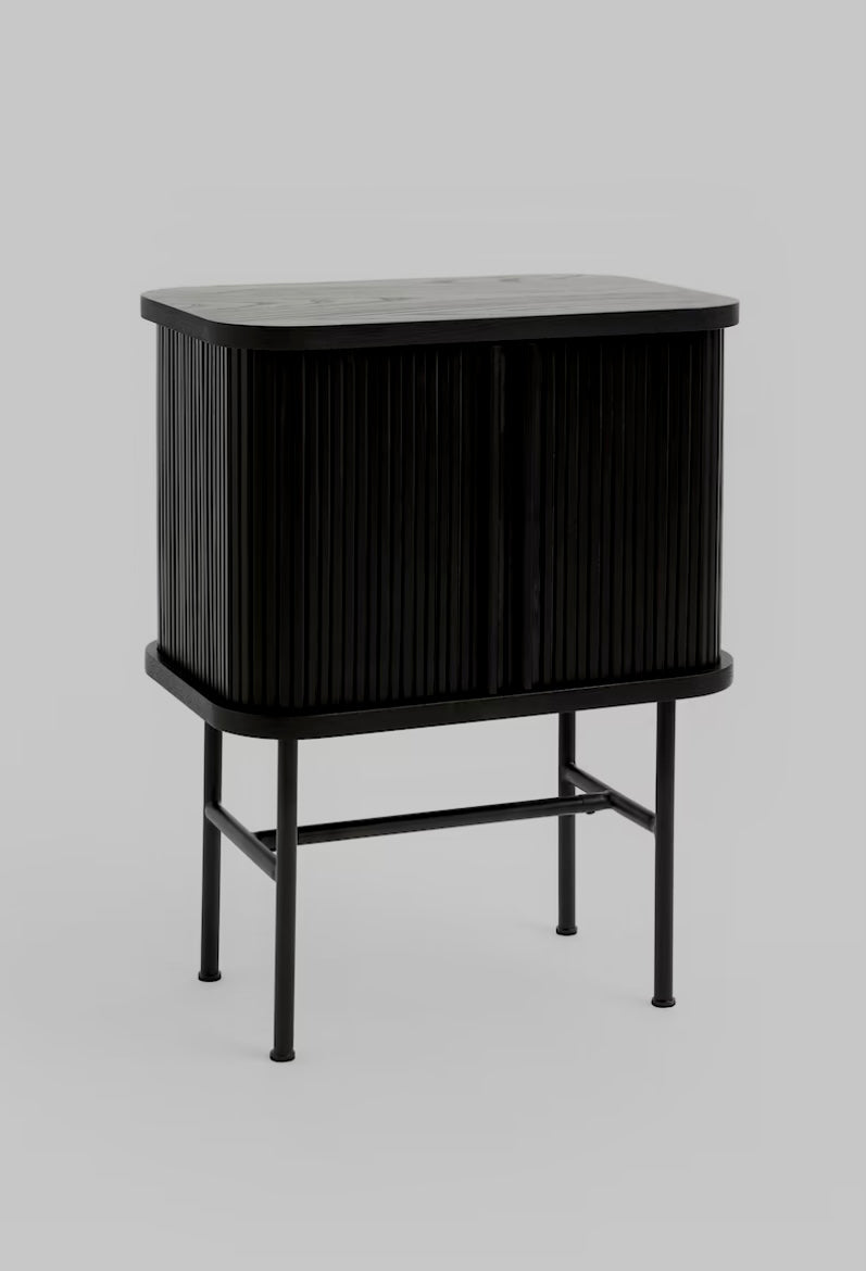 SLIDING DOOR END TABLE