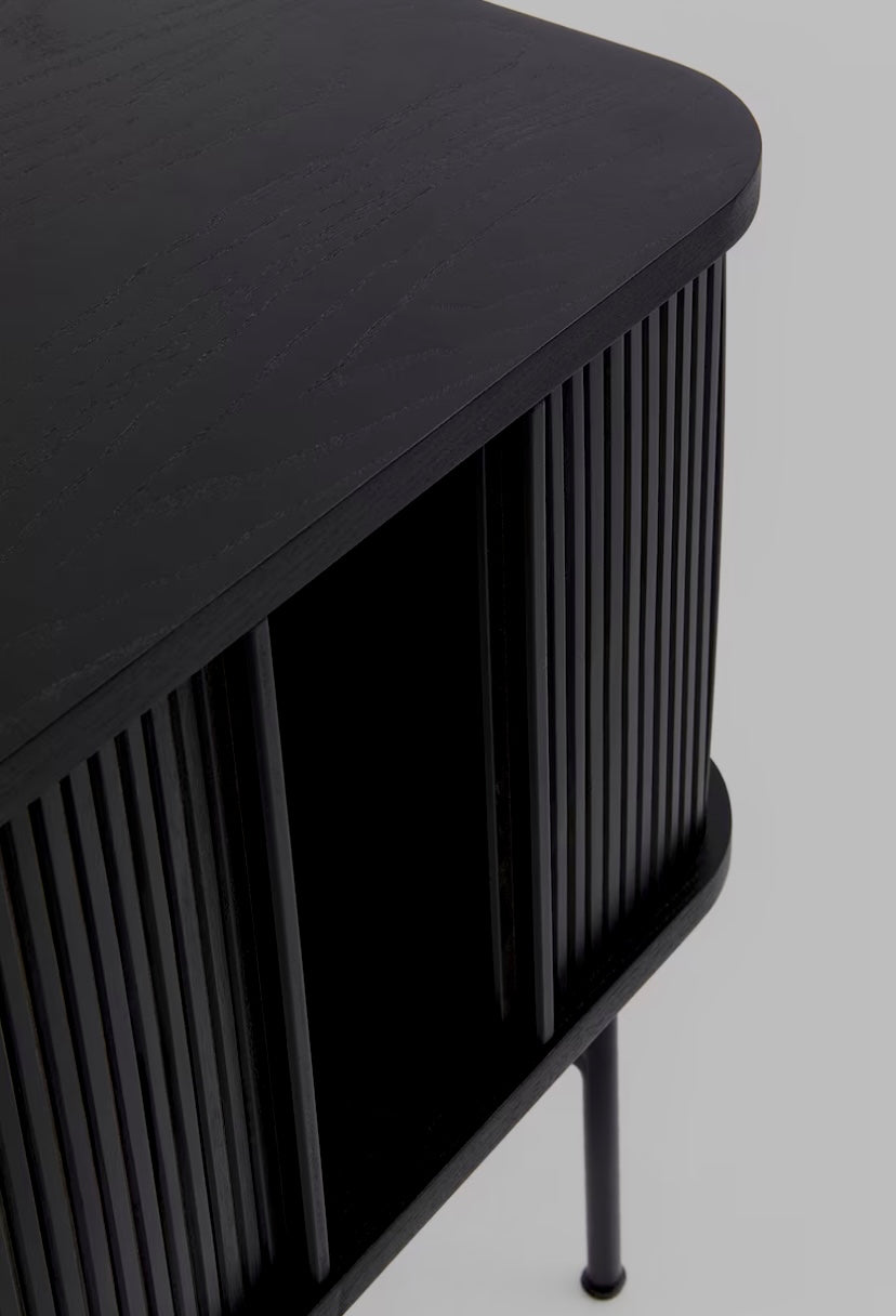 SLIDING DOOR END TABLE