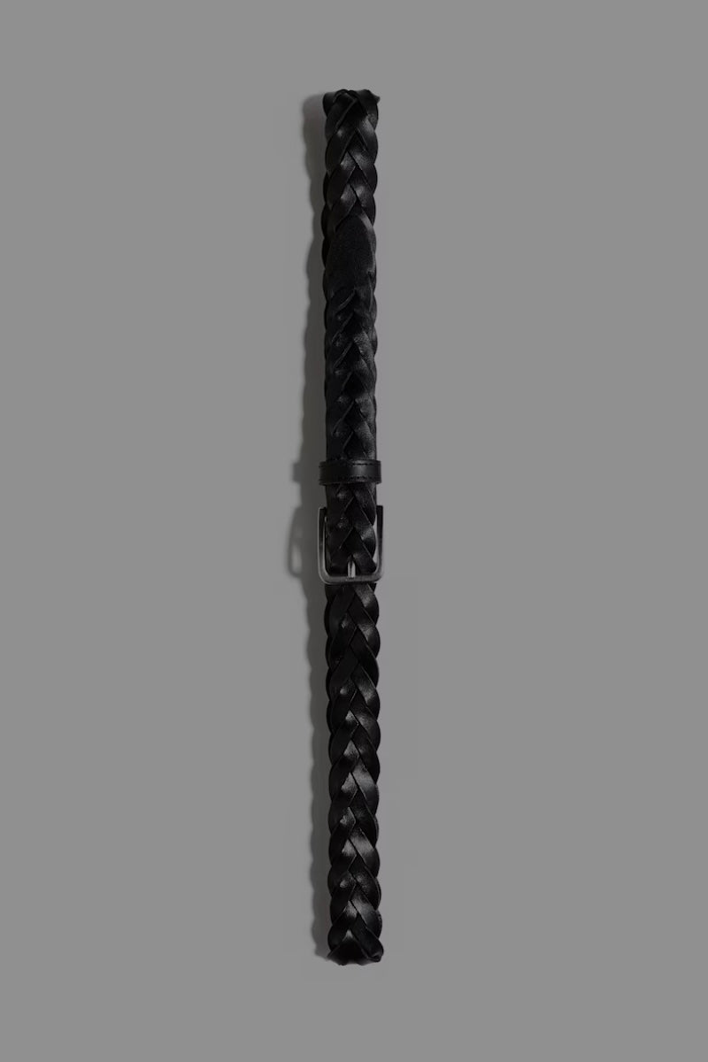 BRAIDED LEATHER BELT