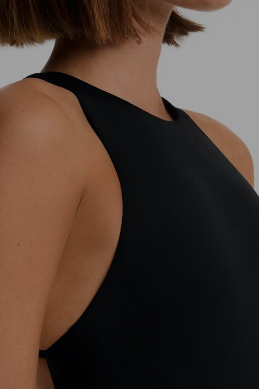 Crossover Strap Halter Swimsuit