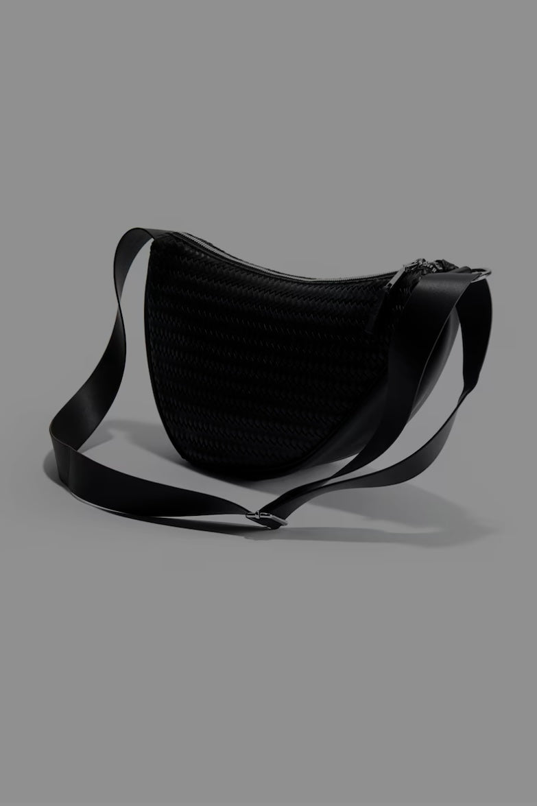BRAIDED CROSSBODY BAG